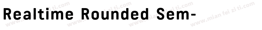 Realtime Rounded Sem字体转换